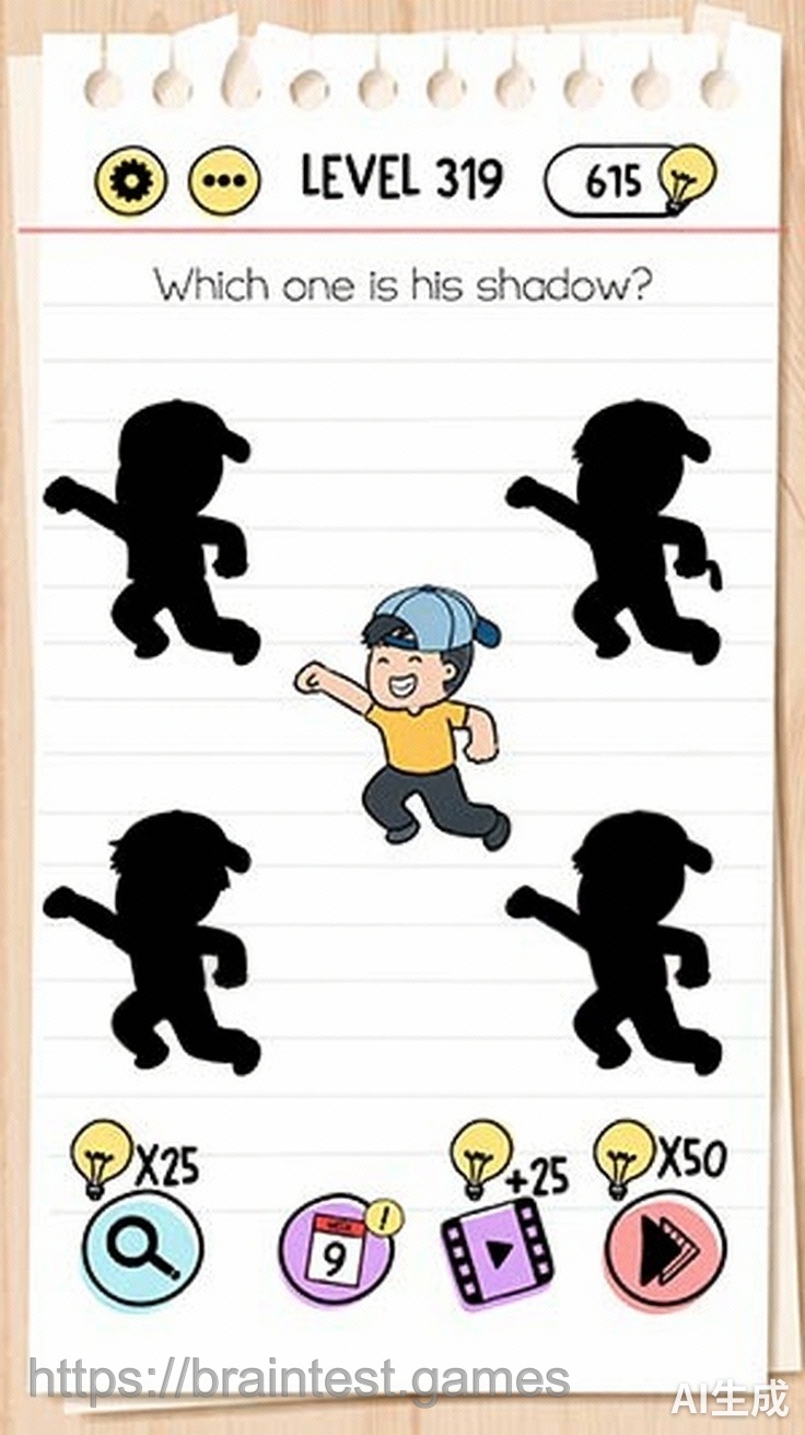 Brain Test Level 319 - Step 1