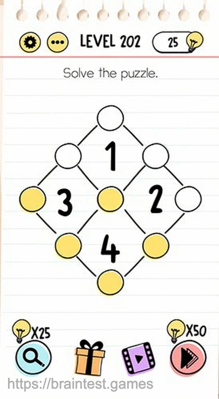 Brain Test Level 202 - Step 2