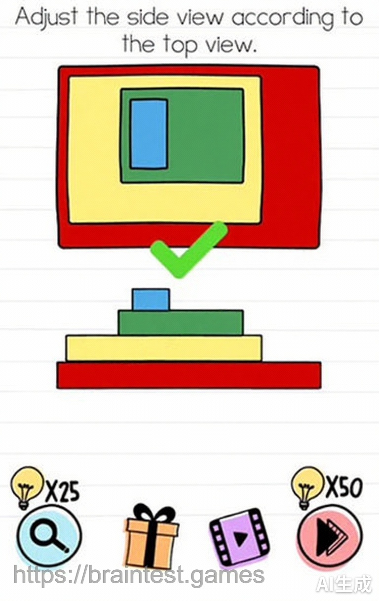 Brain Test Level 285 - Step 1