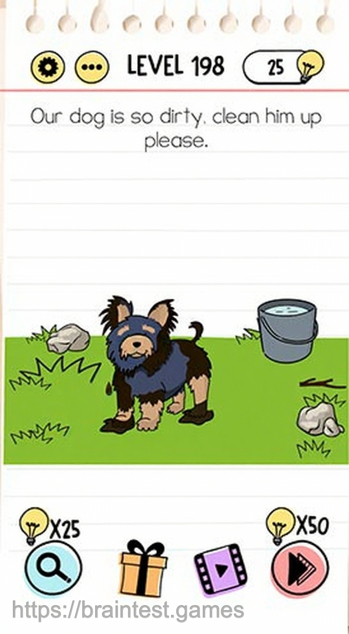 Brain Test Level 198 - Step 1