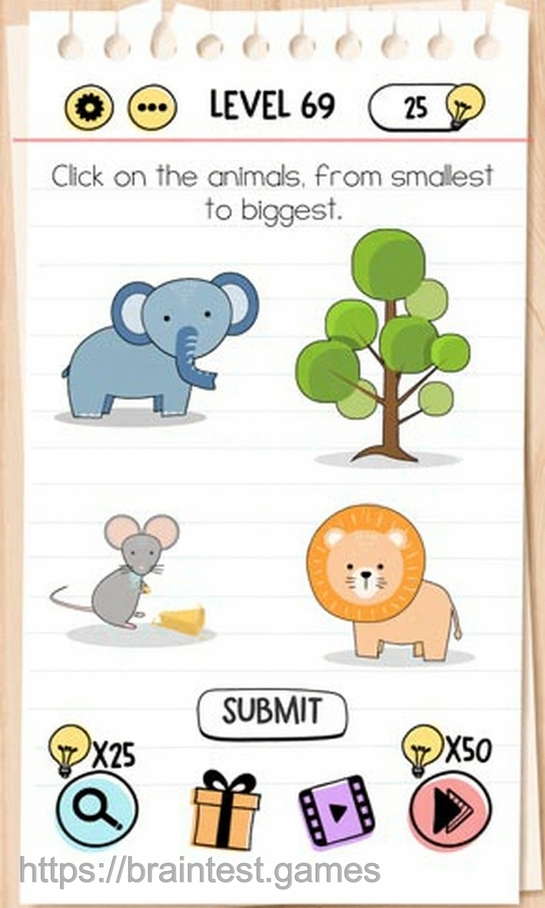 Brain Test Level 69 - Step 2