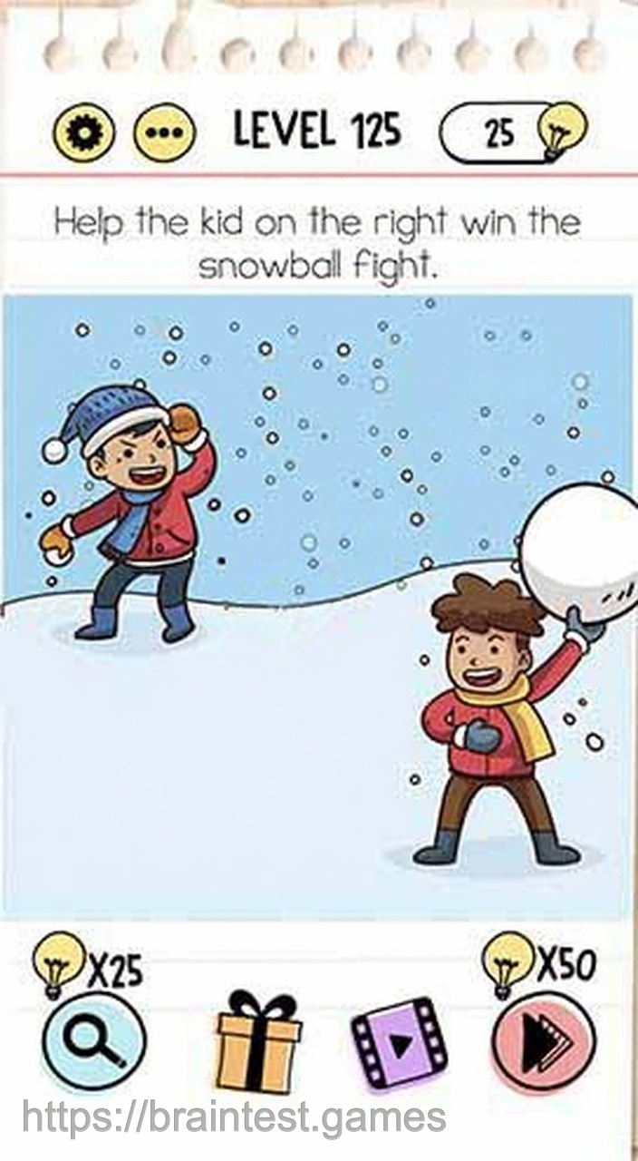 Brain Test Level 125 - Step 2