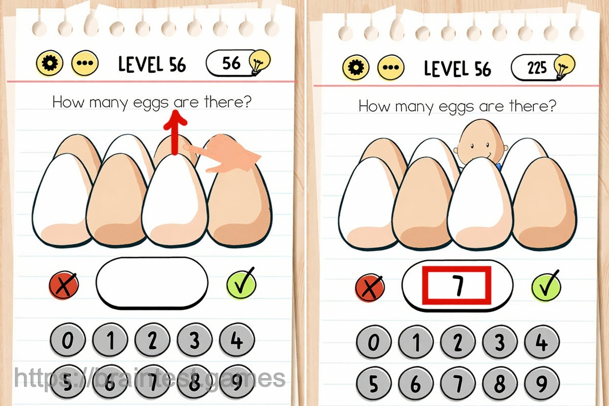 Brain Test Level 56 - Step 1