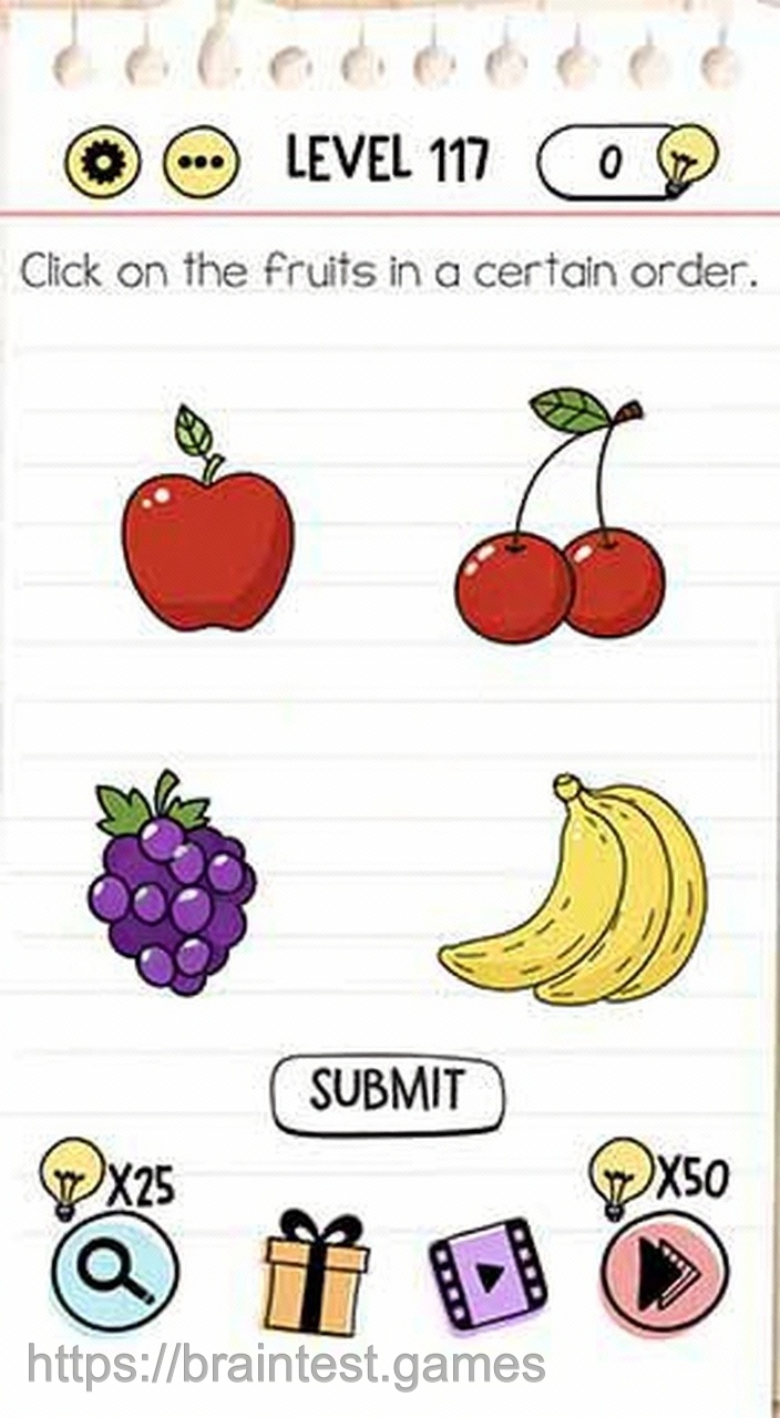 Brain Test Level 117 - Step 2