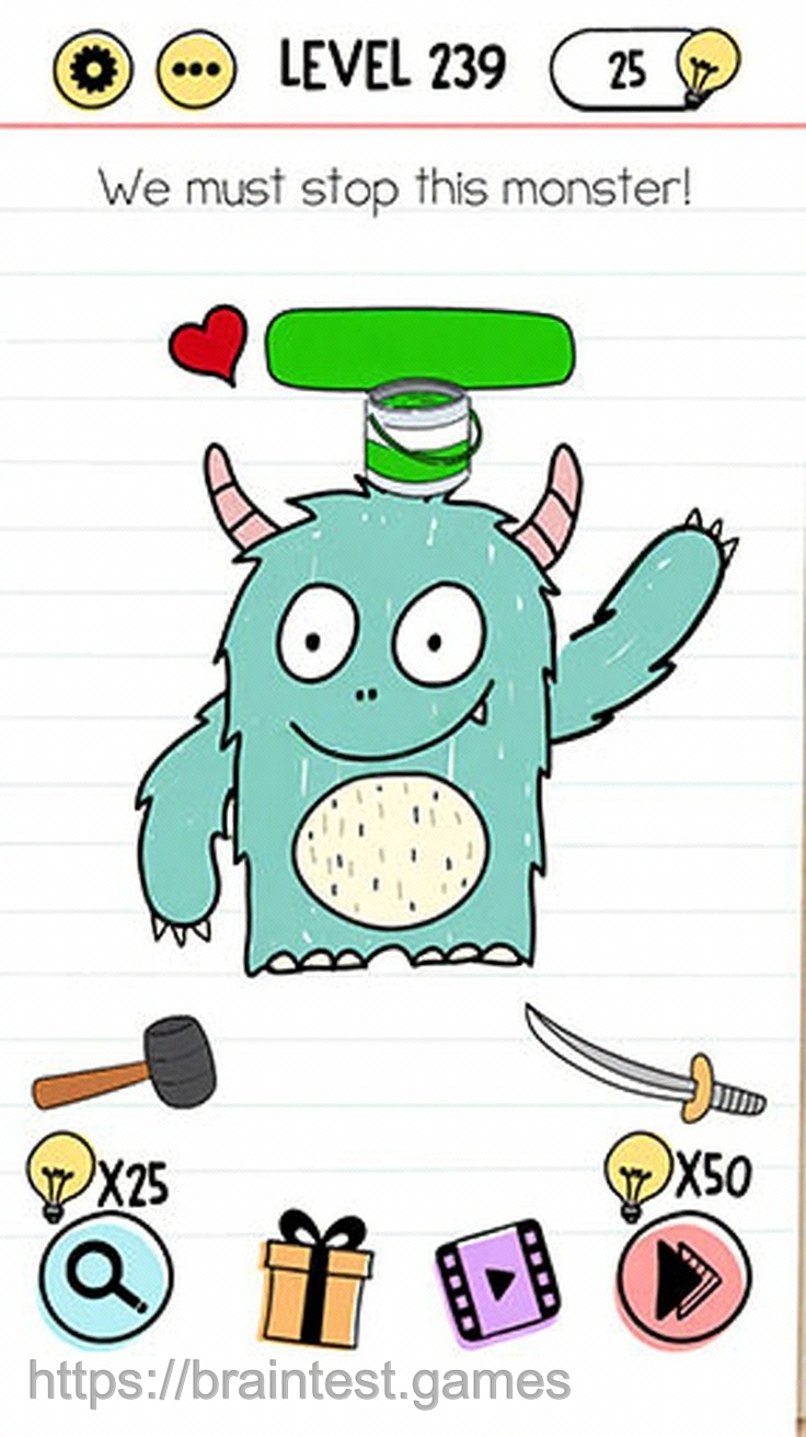 Brain Test Level 239 - Step 1