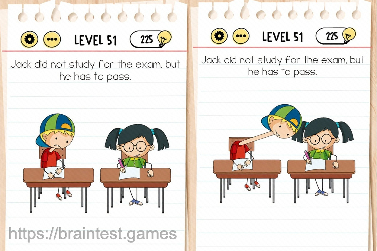 Brain Test Level 51 - Step 1