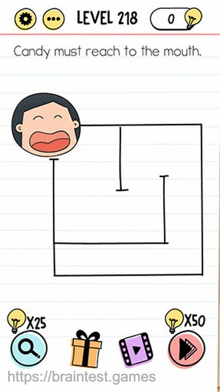 Brain Test Level 218 - Step 1