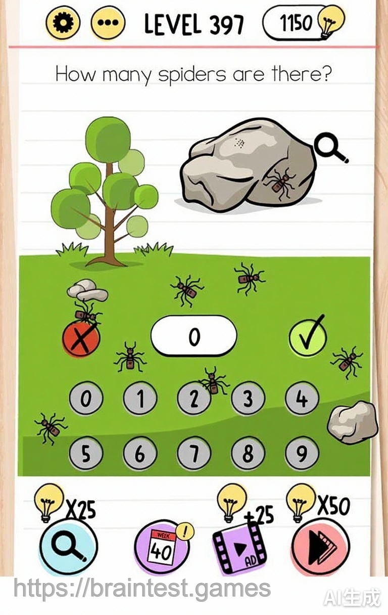 Brain Test Level 397 - Step 1