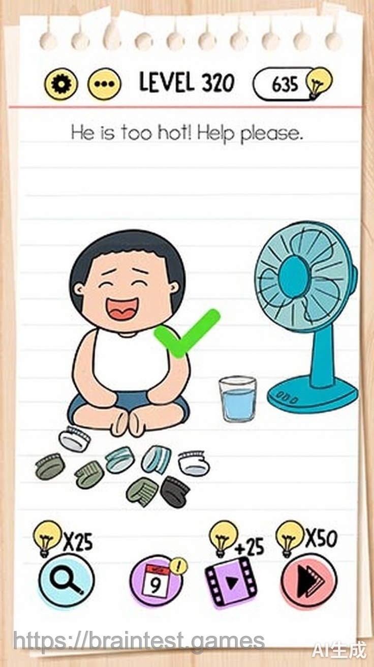 Brain Test Level 320 - Step 1