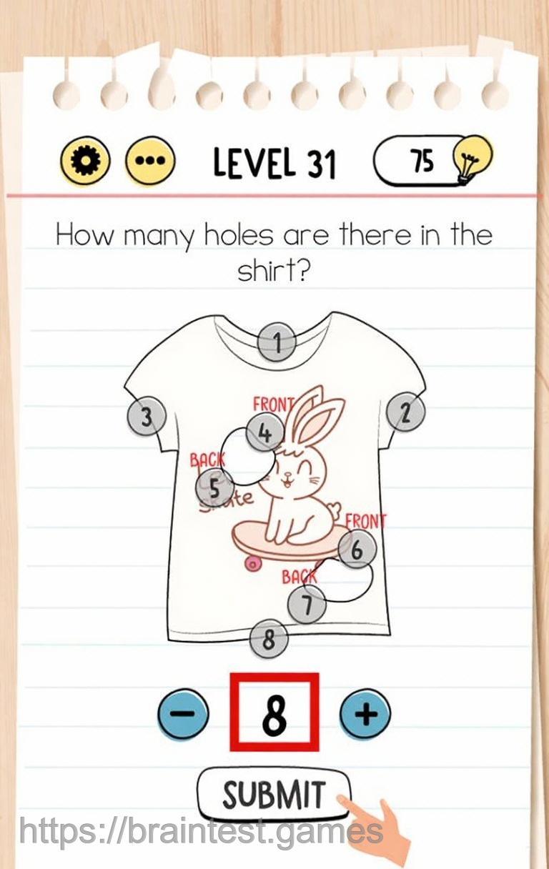 Brain Test Level 31 - Step 1