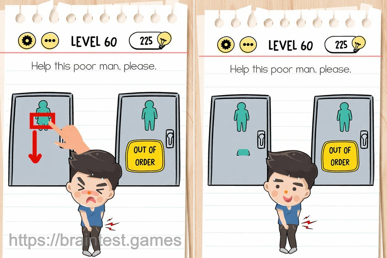 Brain Test Level 60 - Step 1