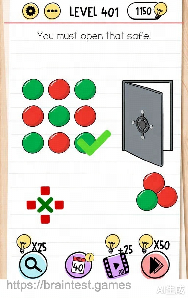 Brain Test Level 401 - Step 1