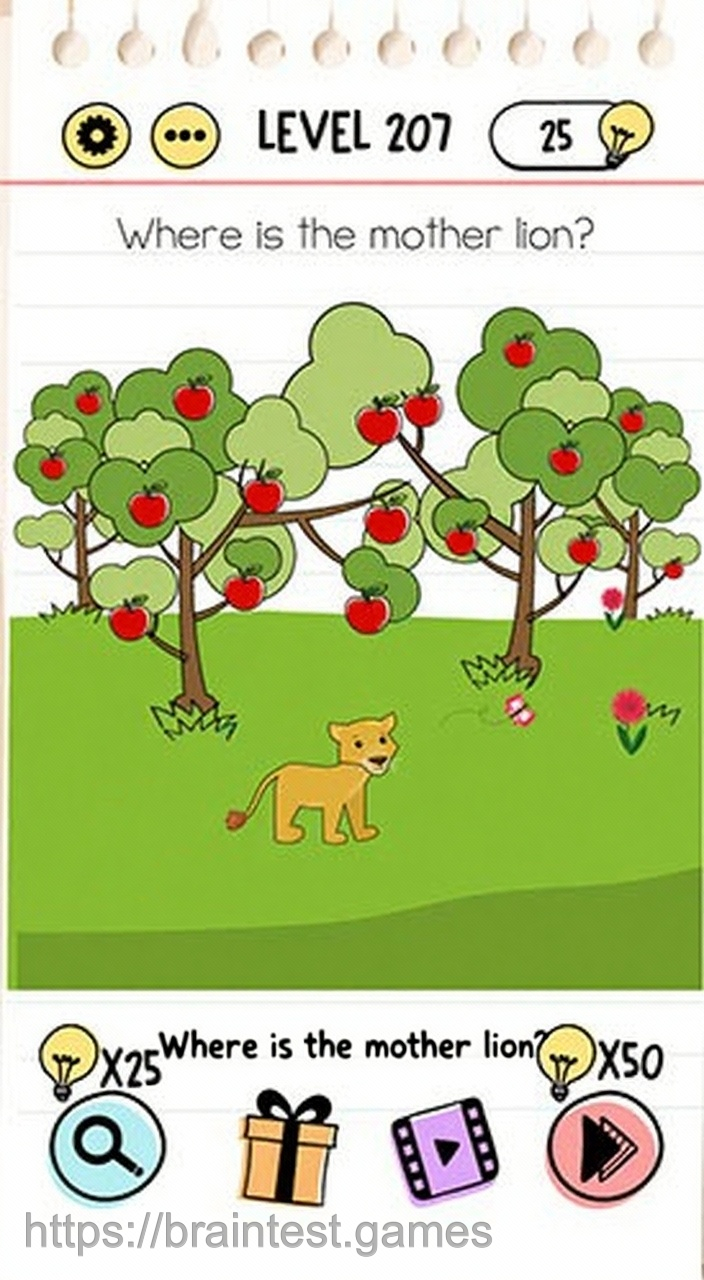 Brain Test Level 207 - Step 1