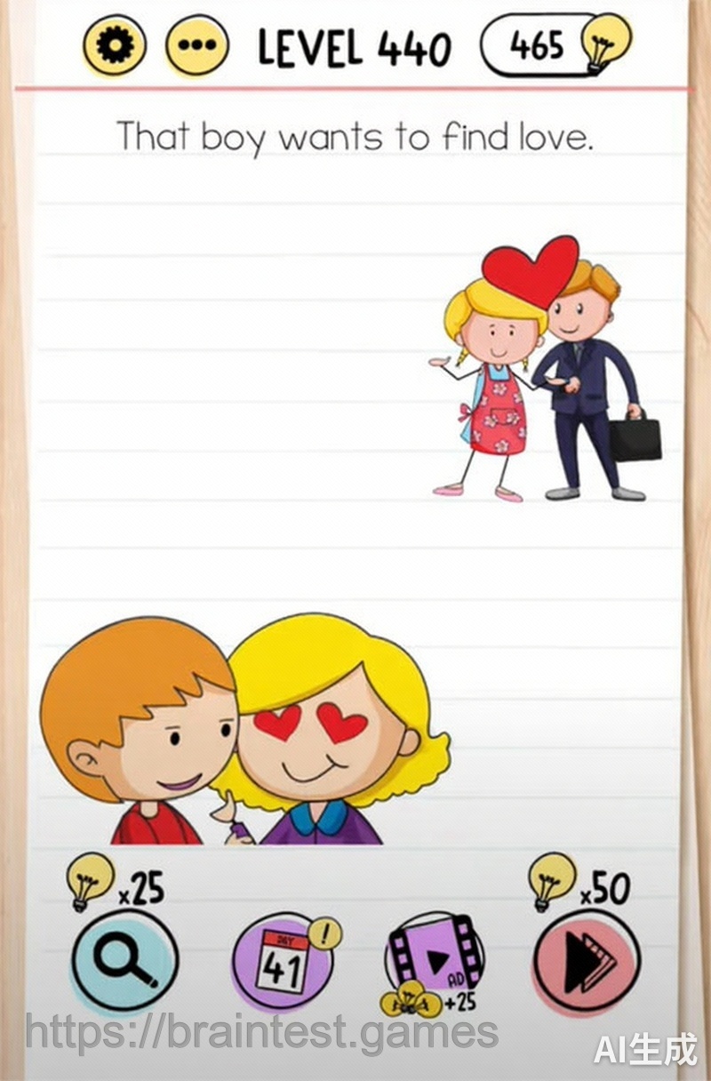 Brain Test Level 440 - Step 1