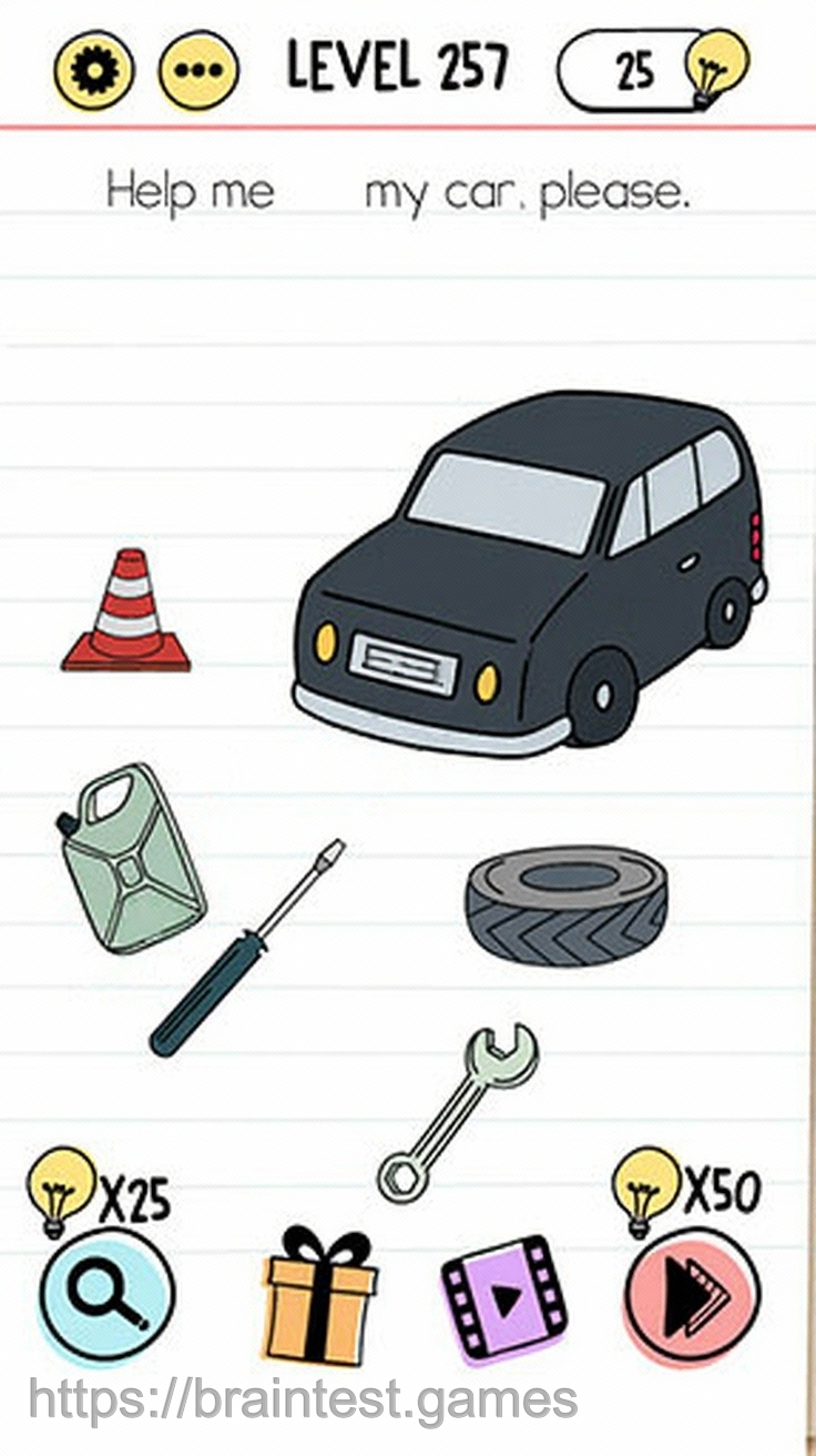 Brain Test Level 257 - Step 1