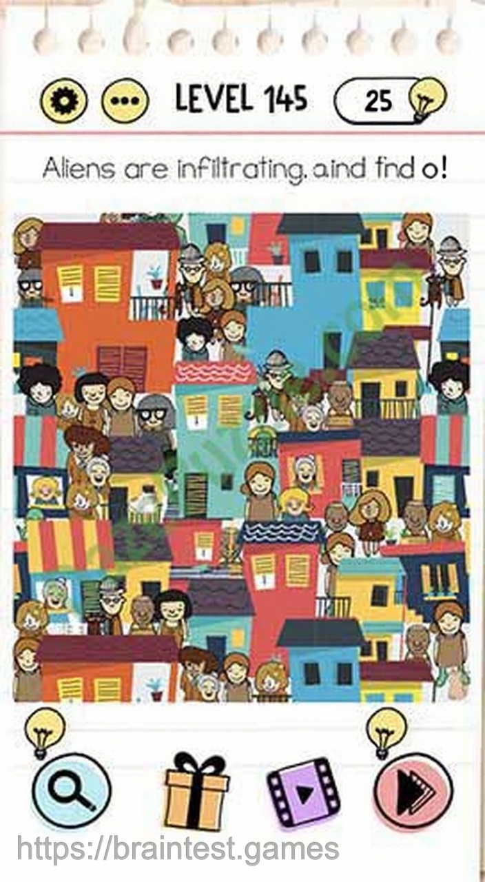 Brain Test Level 145 - Step 1