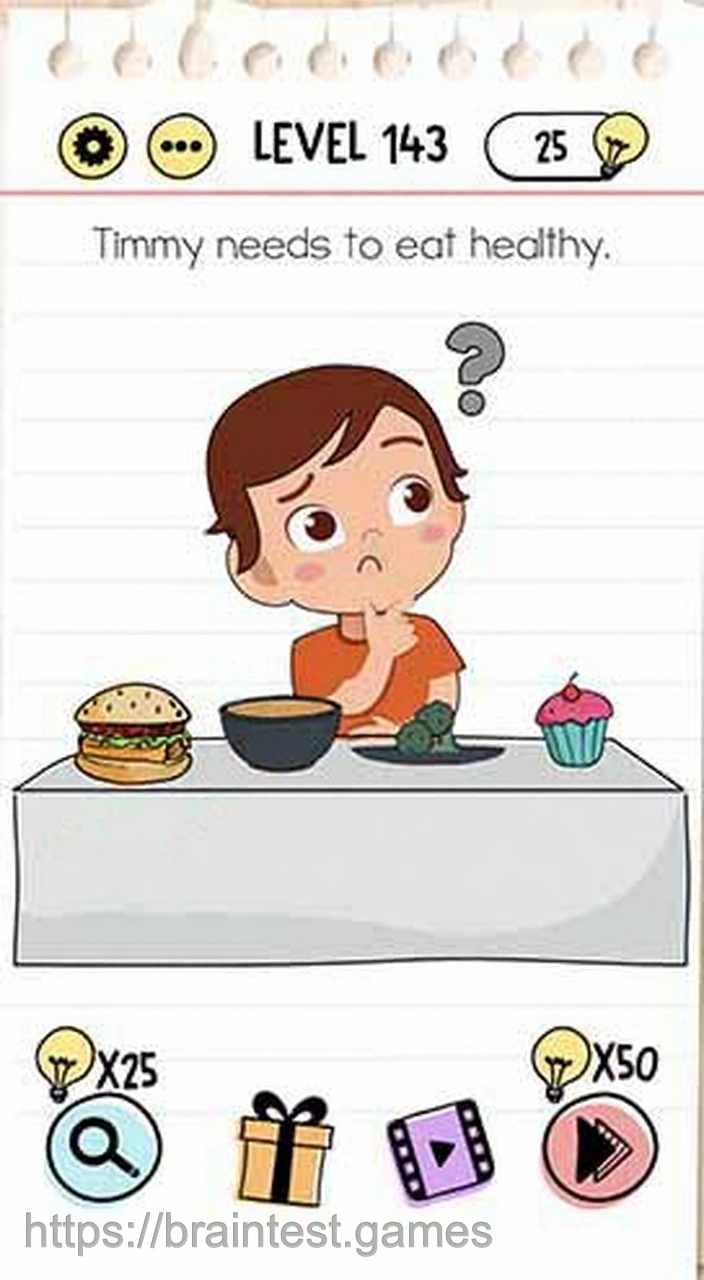 Brain Test Level 143 - Step 1