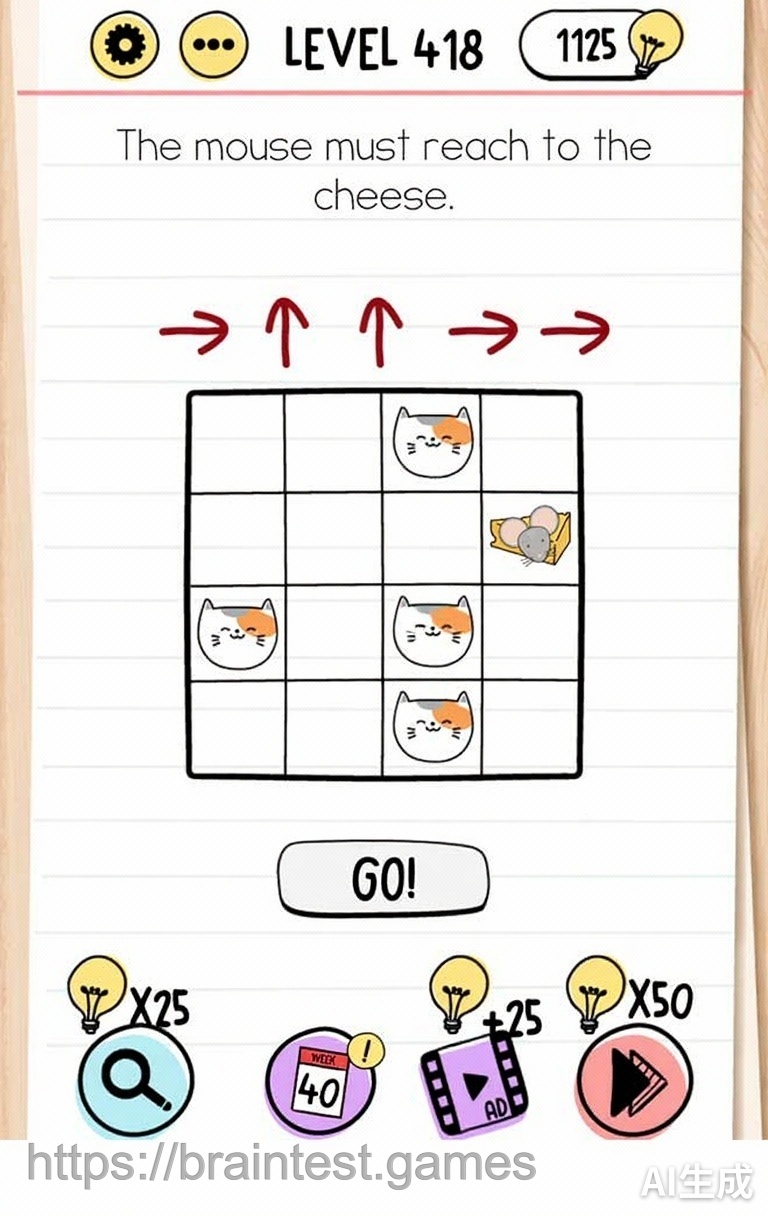 Brain Test Level 418 - Step 1