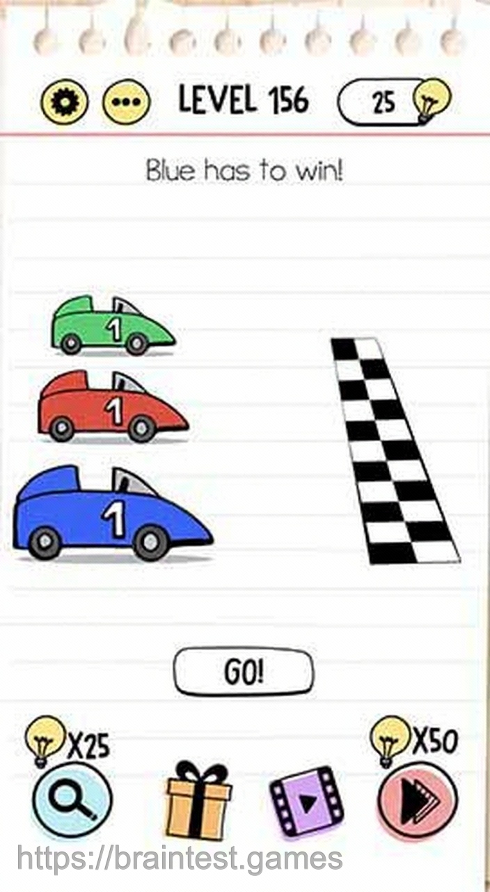 Brain Test Level 156 - Step 1