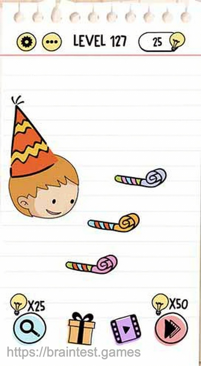 Brain Test Level 127 - Step 1