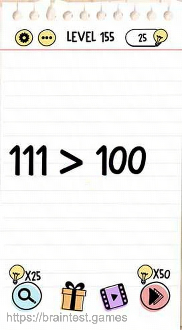Brain Test Level 155 - Step 2