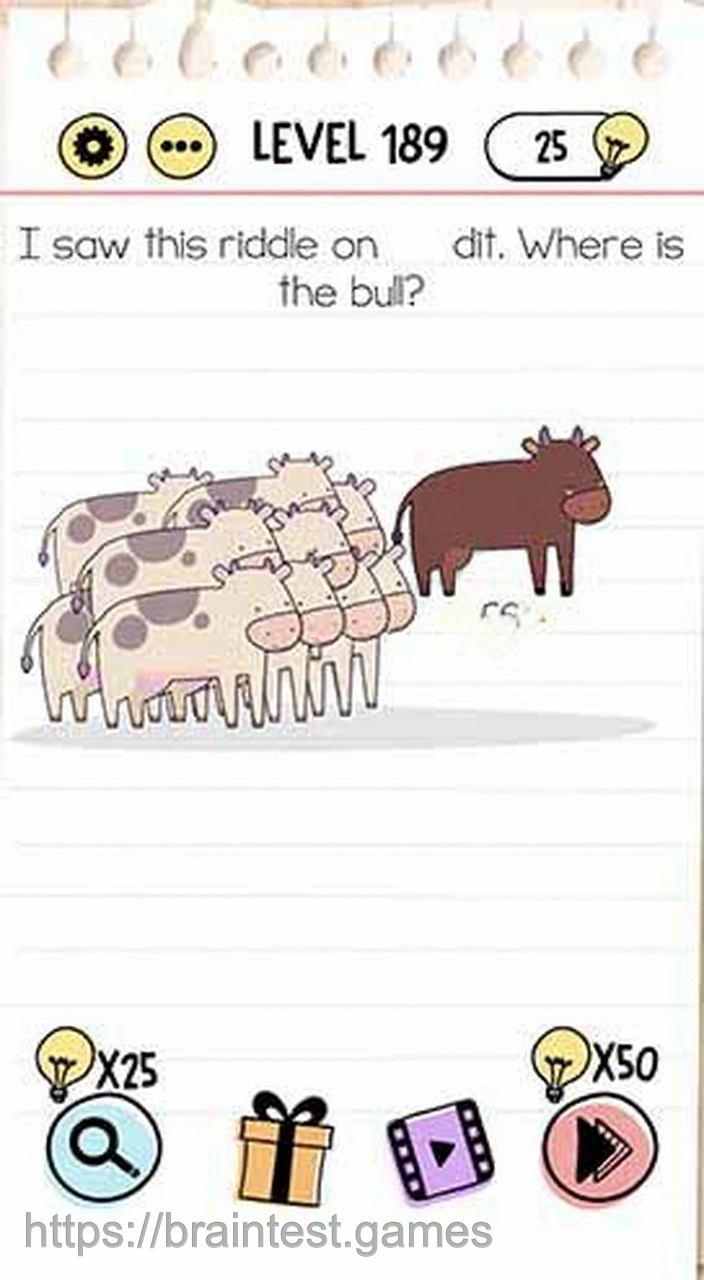 Brain Test Level 189 - Step 2