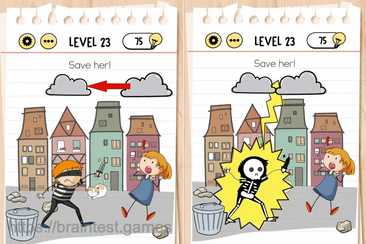 Brain Test Level 23 - Step 1