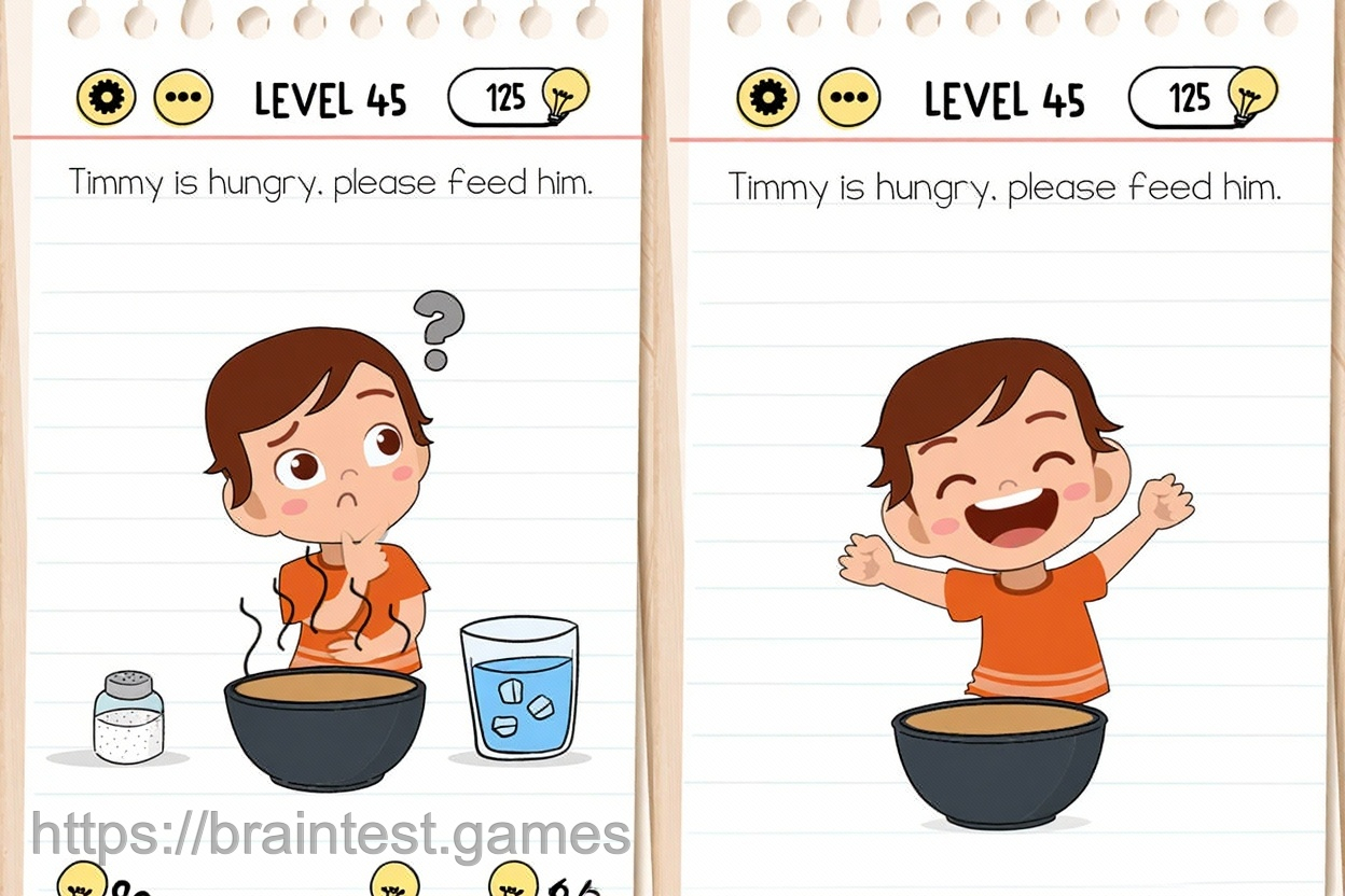 Brain Test Level 45 - Step 1